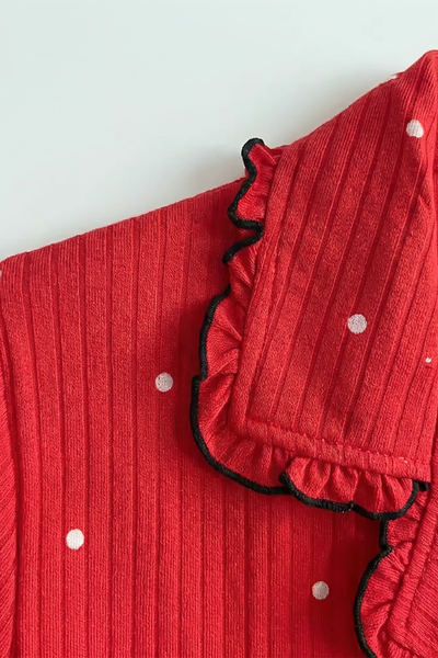 BLS - Pajama set -  Short sleeves with long pants - Red