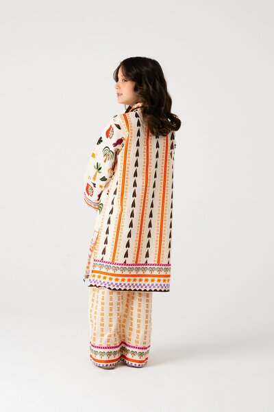 Girls Suntrail Printed Kurta Set