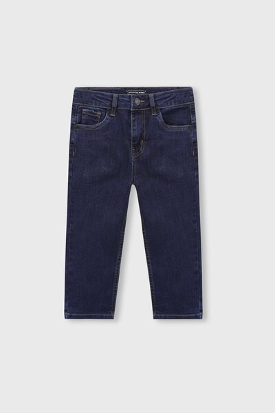 Boys Blue Straight Cut Denim Jeans