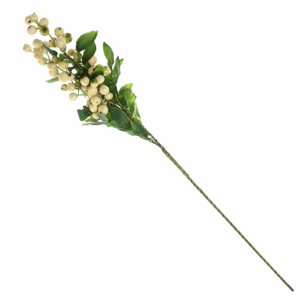 Artificial Berry Lemon Branch Stem – Decorative Faux Berry Spray for Home & Floral Arrangements