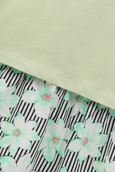 Pistachio Floral Co-ord Set