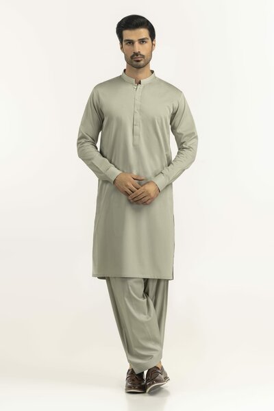 Regular Fit Embroidered Suits