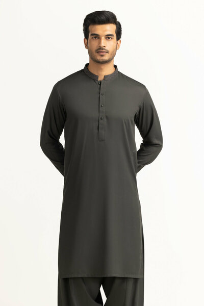 Regular Fit Embroidered Suits