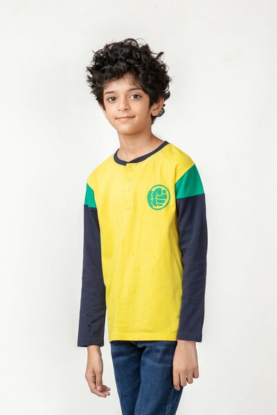 Yellow Power Punch Hanley T-shirt