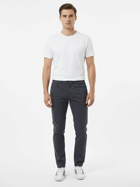 Dark Grey Imported Five pocket Pant-65