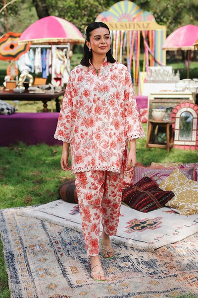 Stitched Printed Lawn Shirt+ Shalwar