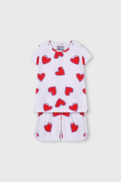 Girls Heart Parade Co-ord Set