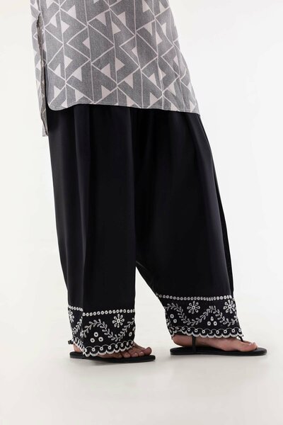 Stitched Linen Shalwar