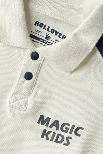 Boys Magic Club Off-White Polo