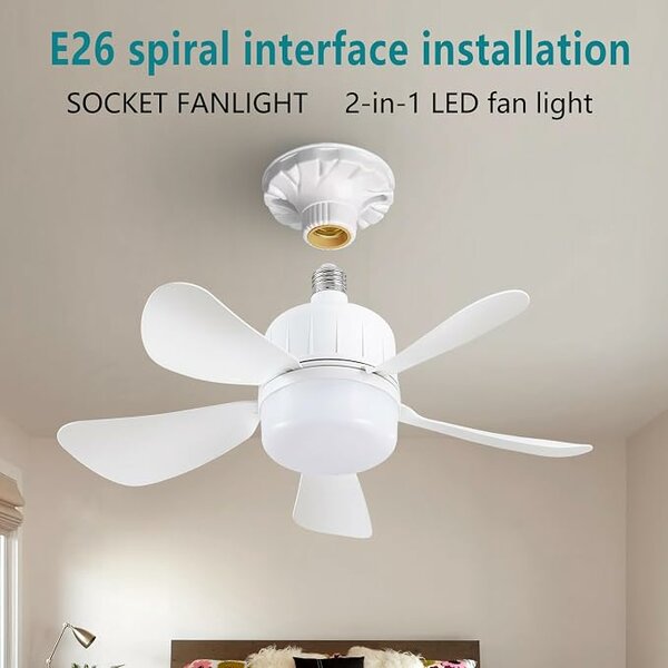 Home.Co - Fan Bulb With Remote (30w)