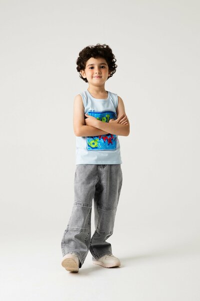 Boys Animal Pool Party Tank Top