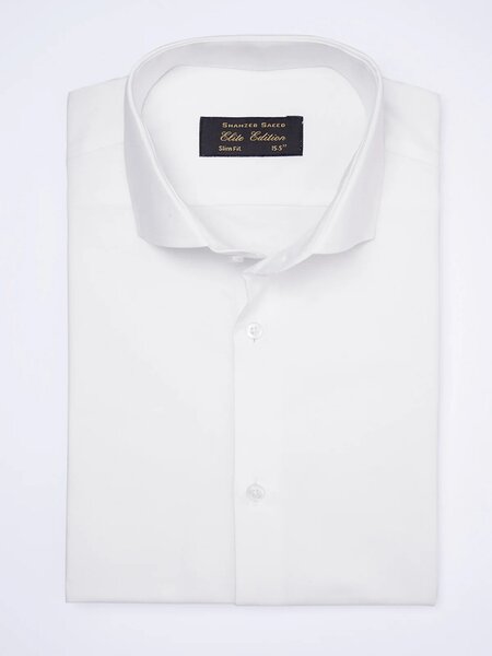 White Plain, Cutaway Collar, Elite Edition, Men’s Formal Shirt (FS-2459)