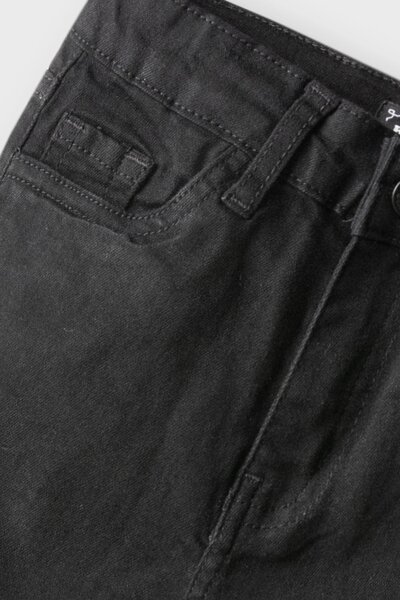 Boys Solid Black Denim Jeans