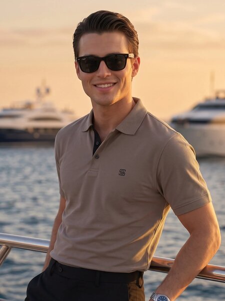Stone Designer Polo T-Shirt (POLO-1232)