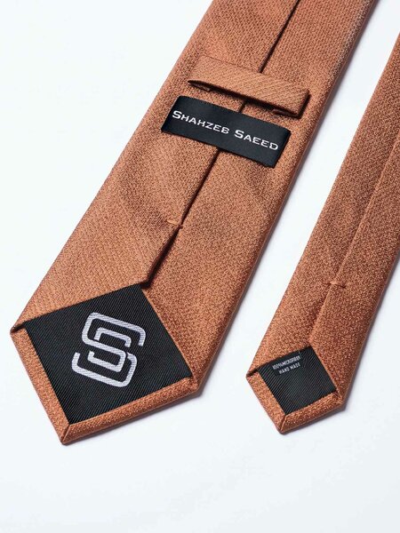 Dark Brown Designer Self Tie (TIE-1868)