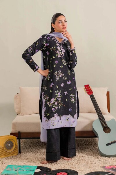 Opaline - 3Pc Printkari Suit