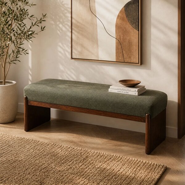 Aurra Setti Upholstered Bench