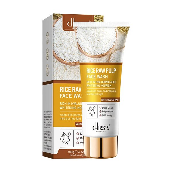 Chirs's - Rice Raw Pulp Face Wash - 100g