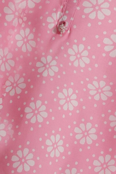 Delighted Pink Printed Kurta Set - 2pc