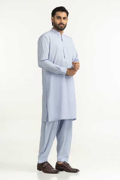Regular Fit Embroidered Suits