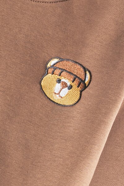 Boys Cocoa Bear Fleece Sweatshirt