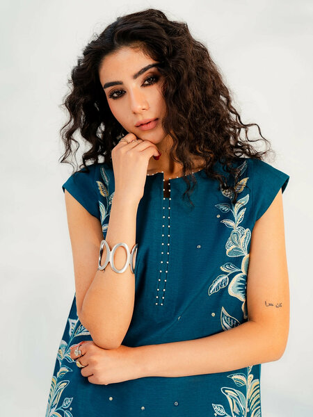 FLORET - 3pcs Tusser Silk Ensemble