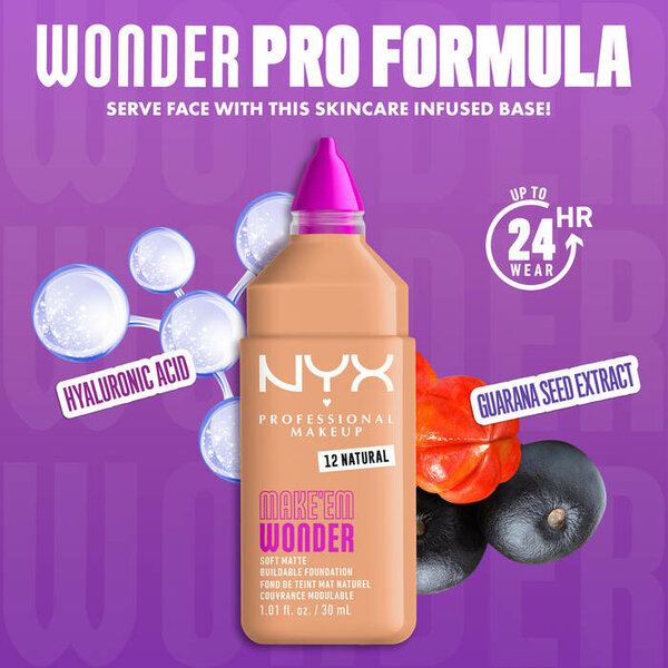 NYX - Make 'Em Wonder™ Soft Matte Buildable Foundation