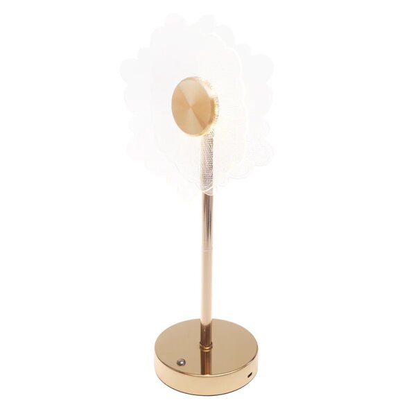 Console Piece Large Gold Decorative Table Lamp – 15 Inch Luxury Accent