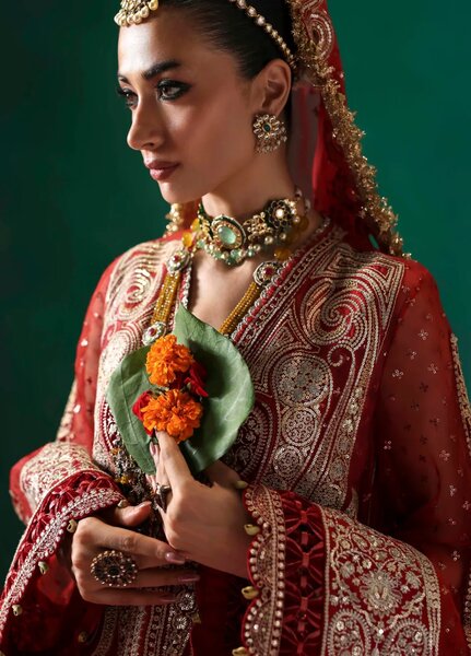 Sable Vogue Unstitched Embroidered Organza 3 Piece Suit SV26UL FC-02-25 - Summer Collection