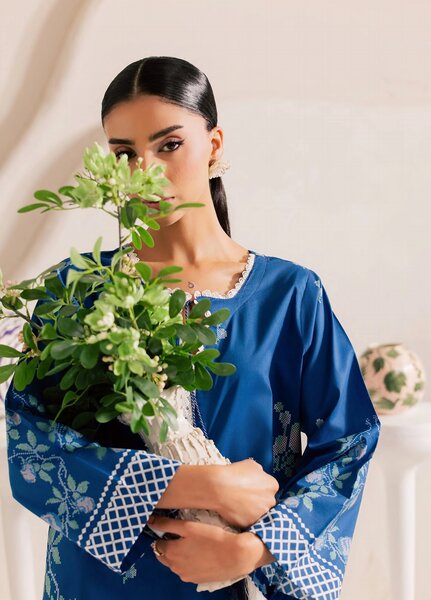 Day Dream by Rashid Textiles RTW Printed Lawn 2 Piece Suit RT26RDD Bluebell - Casual Collection