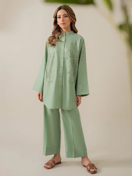 SAGE - SLD18-25 - 2Pc Embroidered Set