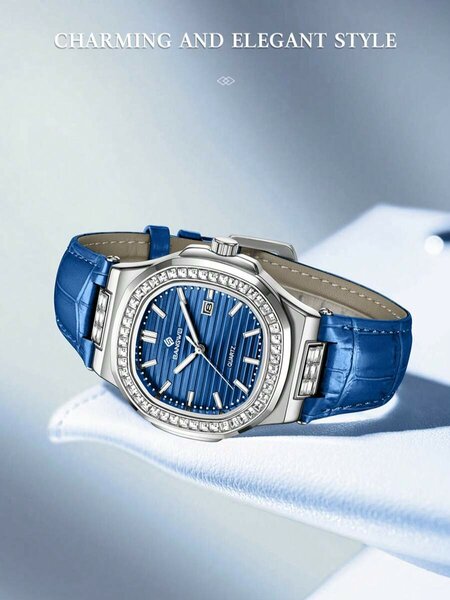 Shein - LIGE LIGE Men Watch Top Brand Stainless Steel Watches