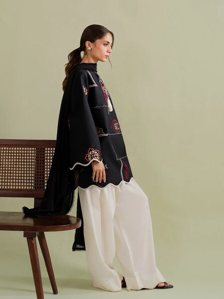 Bloomnight-3Pcs Embroidered Set