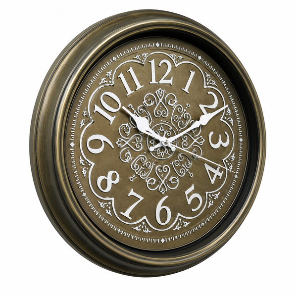 Heritage Glisso Clock – 14.5 Inch Plastic Frame