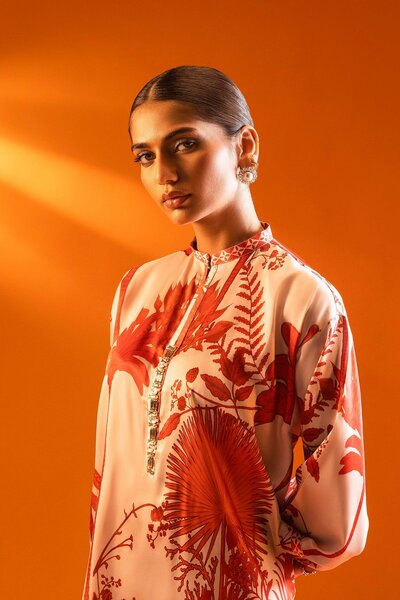 Stitched Silk Shirt + Culotte