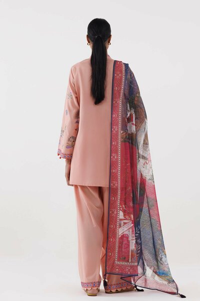 Stitched Printed Monark Dupatta