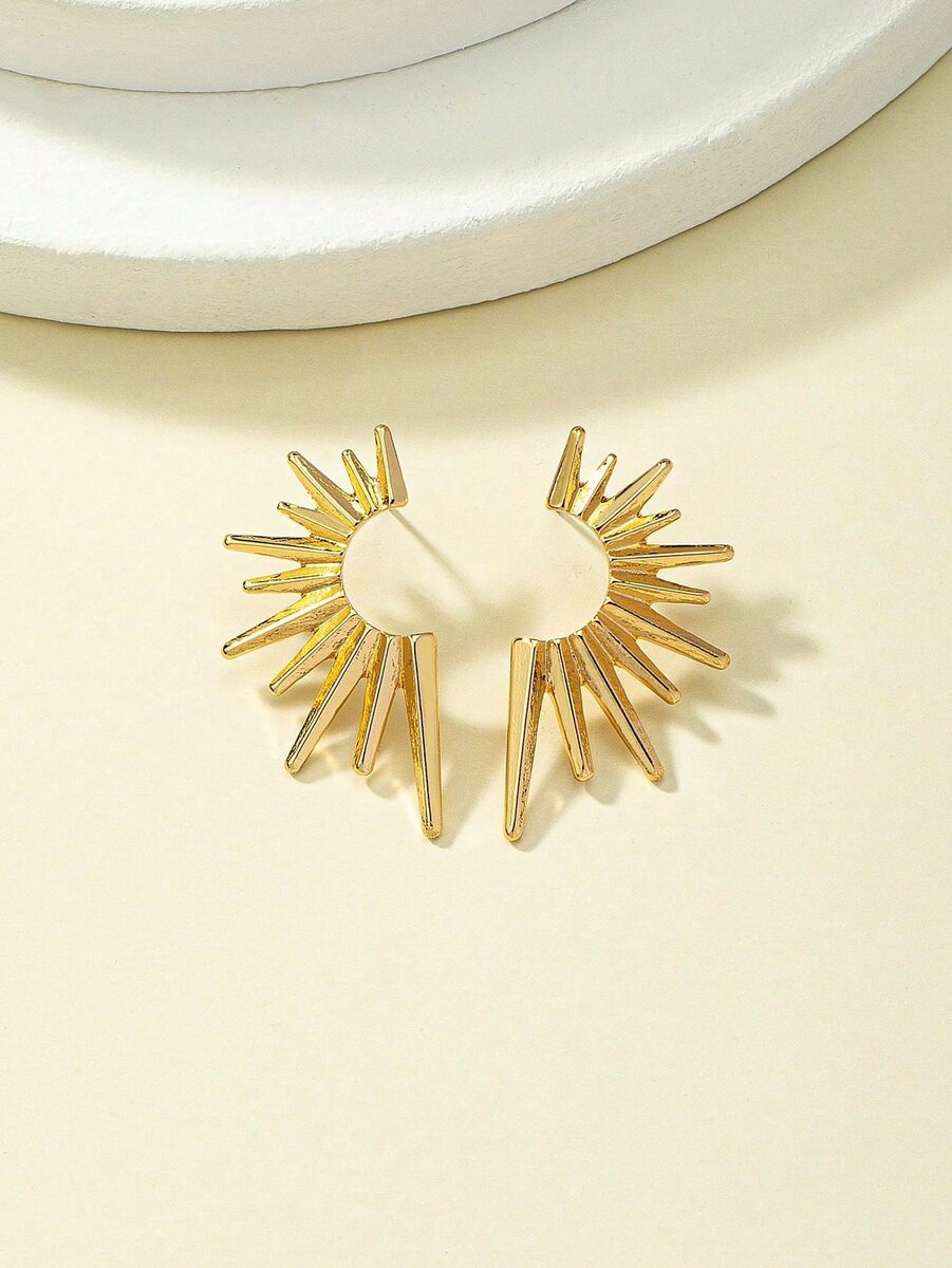 Shein - Structured Stud Earrings