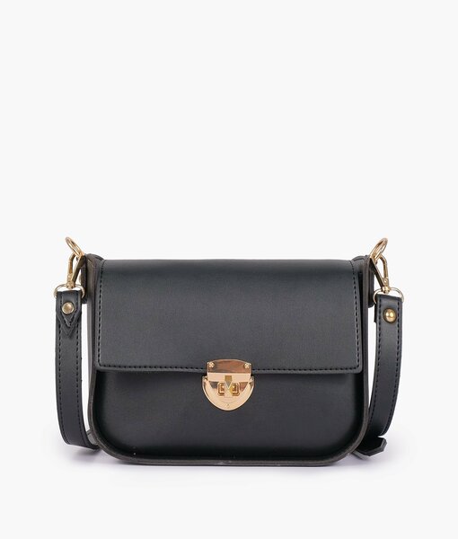 RTW - Black saddle bag with twist lock