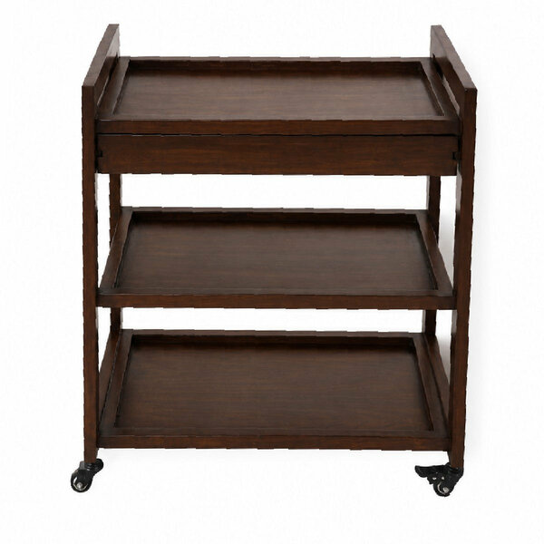 Aurra Wooden Tea Trolley