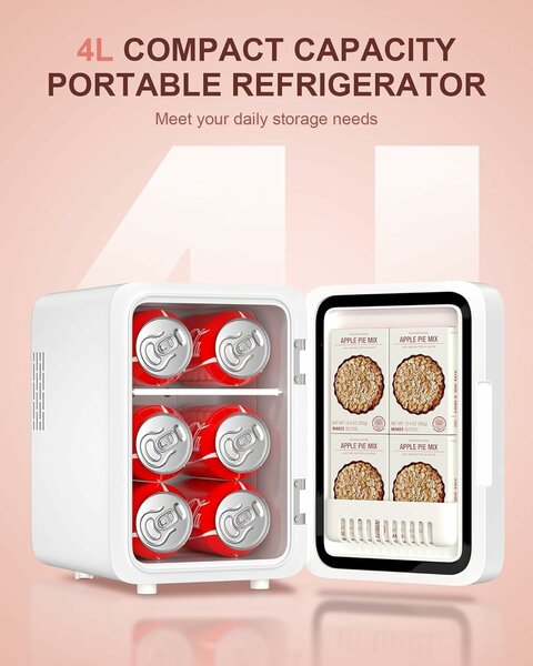 Home.Co - Mini Refrigerator (4L) - Random Color