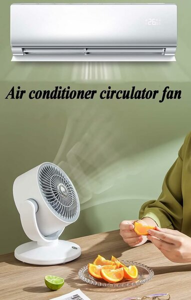 Home.co - Mini Rechargeable Rotating Fan