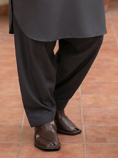 Brown Designer Shalwar Kameez (SK-753)