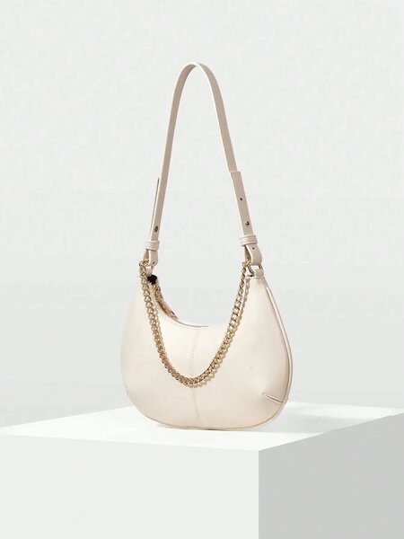 Shein - Motf Women Shoulder Bag Retro - Beige