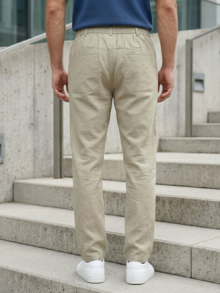 Beige Cotton Stretch Trouser (CST-032)