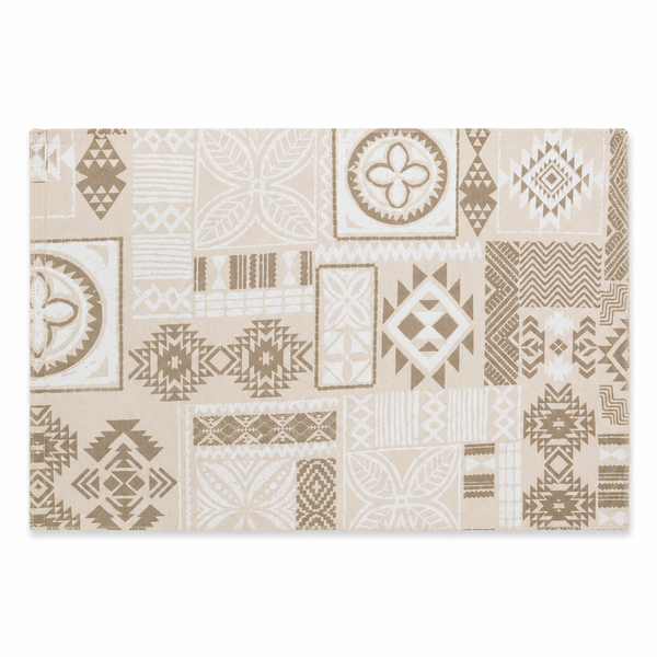 Mat Beige Patch 13x19 Inch – Tribal Whites