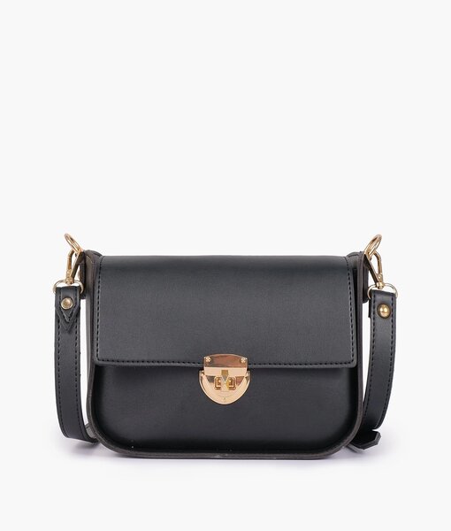 RTW - Black saddle bag with twist lock