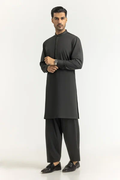 Regular Fit Embroidered Suits