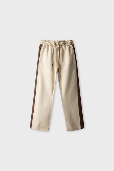 Boys Sandstone Straight Line Terry Trousers