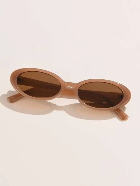 Shein - Oval Frame Fashion Glasses