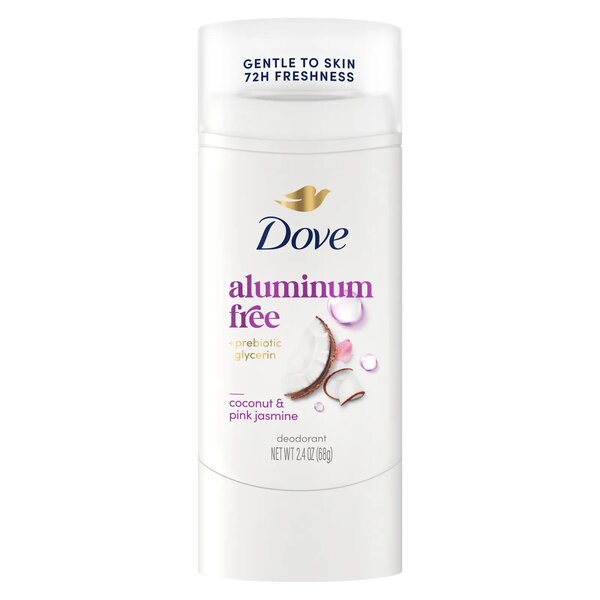 Dove - Coconut & Pink Jasmine Aluminum Free Deodorant Stick - 2.4 Oz (68g)